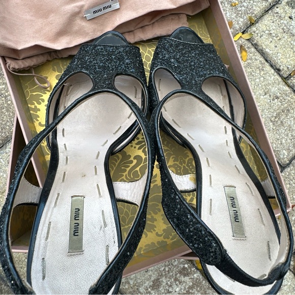 Miu Miu PRADA Heels size 8 - Picture 3 of 6